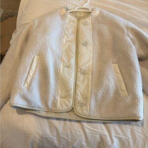 Isabel Marant Cream Reversible Puffer Jacket